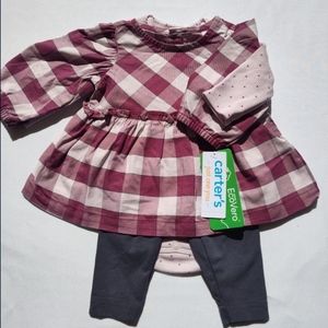 Carter's 3 set Size 3m baby girl